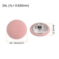 thumbnail image 2 of Botones de costura Unique Bargains 10uds 24L 15mm Redondo Metal Rosa, 2 of 5
