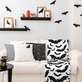 thumbnail image 5 of Halloween Bats Fuzzy Blanket Black Bats Throw Blanket Halloween Soft Cozy Flannel Blanket for Home Party Bed Sofa Couch Chair, 50 x 60 Inch, 5 of 6