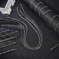 thumbnail image 6 of 10Pcs 10 Style Stainless Steel Chain Necklace Set Bulk Silver Tone Necklace Chains Cuban Link Chain Rope Chain Snake Chain Box Chain for Women Men Necklace Jewelry Making 19.7~25.8 Inch, 6 of 6