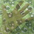 thumbnail image 3 of Tea Party Tulle Curtains with Rod Pocket, Tea Time Theme with Teapots and Cups Blooming Daisy Chamomiles, Sheer Drape for Wedding Party 2 Panels, 7 Sizes, Lime Green Dark Green, by Ambesonne, 3 of 3