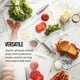 thumbnail image 3 of Juego de tablas de cortar Farberware de plástico aptas para lavavajillas, color blanco, 3 of 7