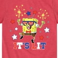thumbnail image 3 of SpongeBob SquarePants - It's Lit - Toddler And Youth Short Sleeve Graphic T-Shirt, 3 of 6