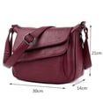 thumbnail image 4 of Nuevos bolsos cruzados de hombro para mujer, bolso de mensajero de cuero PU de alta calidad, bolso de mano para mujer, bolso de diseñador principal, 4 of 5