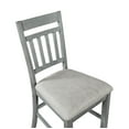 thumbnail image 7 of Vilo Home Riverdale 5-Piece Solid Wood Dining Set in 2-Tone Brown/Gray, 7 of 7