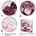 thumbnail image 3 of Designart "Reflective Cherry Tree Blossoms in Pink" Landscapes Framed Wall Art Decor - Modern Pink Tree Cherry Blossom Hallway Framed Wall Art Decor, 3 of 6