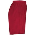 thumbnail image 5 of Augusta Sportswear XL Boys Modified Mesh Shorts Scarlet 1851, 5 of 5
