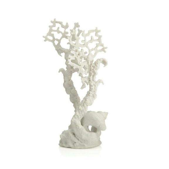 biOrb Medium White Fan Coral Sculpture - Aquarium Decor