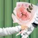 thumbnail image 4 of Ramo De 3 Claveles Hecho A Mano Con Flores De Ganchillo, Para Un Hogar Atemporal Y Un Día Feliz, 4 of 8