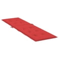 thumbnail image 2 of vidaXL Coussin de Chaise Longue Rouge (75+105)x50x4 cm, 2 of 5