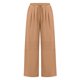 thumbnail image 5 of TaTaai Women's Solid Color Breathable Cotton Linen Straight Long Pants Drawstring Waist Knee Pleat Design with Pockets Fashion Casual Beach Trousers for Spring Summer Daily Outings Gift, 5 of 9