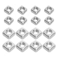 thumbnail image 1 of 50PCS Square Nuts 304 Stainless Steel Square Nut DIN557 Square Nut Flat Square, 1 of 4