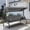 Gray, variant on 3-Seat Outdoor Patio Swing Chair, Swing Glider with Removable Cushion and Convertible Canopy, Ideal for Deck, Patio, Garden