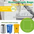 thumbnail image 2 of Medium Garbage Bags 8 Gallon /30 Liter Trash Bags Wastebasket Bin Liners Plastic Trash Bags for Bathroom Bedroom Office Trash Can 220 Count, 2 of 4