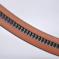 thumbnail image 4 of Ceinture Homme, Ceinture en Cuir pour Homme (Bote incluse), Rglable Ceinture Boucle Automatique 3.5cm * 115cm, Ceinture en cuir d'affaires, Vacances, 4 of 5