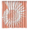 thumbnail image 1 of EREHome Haeckel Sea Shell Shower Curtain Polyester Fabric Bathroom Decorative Curtain Size 66x72 Inches, 1 of 1