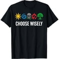thumbnail image 1 of Mana Symbols Gathering Magic - Elige Wisely Blue Red Green Camiseta, 1 of 2