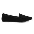 thumbnail image 3 of Women Flats Comfortable Pointed Toe Women Loafers,Black 8.5, 3 of 5
