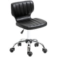 thumbnail image 1 of Tabouret de Salon à Hauteur Réglable, Tabouret Roulant en Cuir PU avec Dossier, Roues pour Beauté, Spa, Tatouage, Bureau à Domicile, Noir, 1 of 7