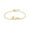 Gold Leo, variant on Unisex Stainless Steel Dainty Elegant 12 Constellations Zodiac Sign Amulet Lucky Bracelet in English Letter Adjustable Chain Gold Gemini