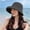 Grey, variant on LIZUOJUN Under $5 Bucket Cloche Hat For Women Short Wide Brim Solid Linen Blend Sun Hat Summer Outdoor Travel Street Photography Daily Casual Cap, Beige,M