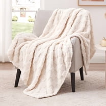AUQ Cotton Blankets Queen Size,Luxury Waffle Weave Super Soft Blanket,All Season Blankets&Throws,Breathable Full/Queen Size Blanket Cotton Blanket for Bed Thermal Blanket