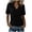 Black, variant on Tqcoqu Womens Tops Short Sleeve Summer Tops V Neck T Shirts Casual Basic Tees Loose Fit Shirt,Black,Women's S-XXL