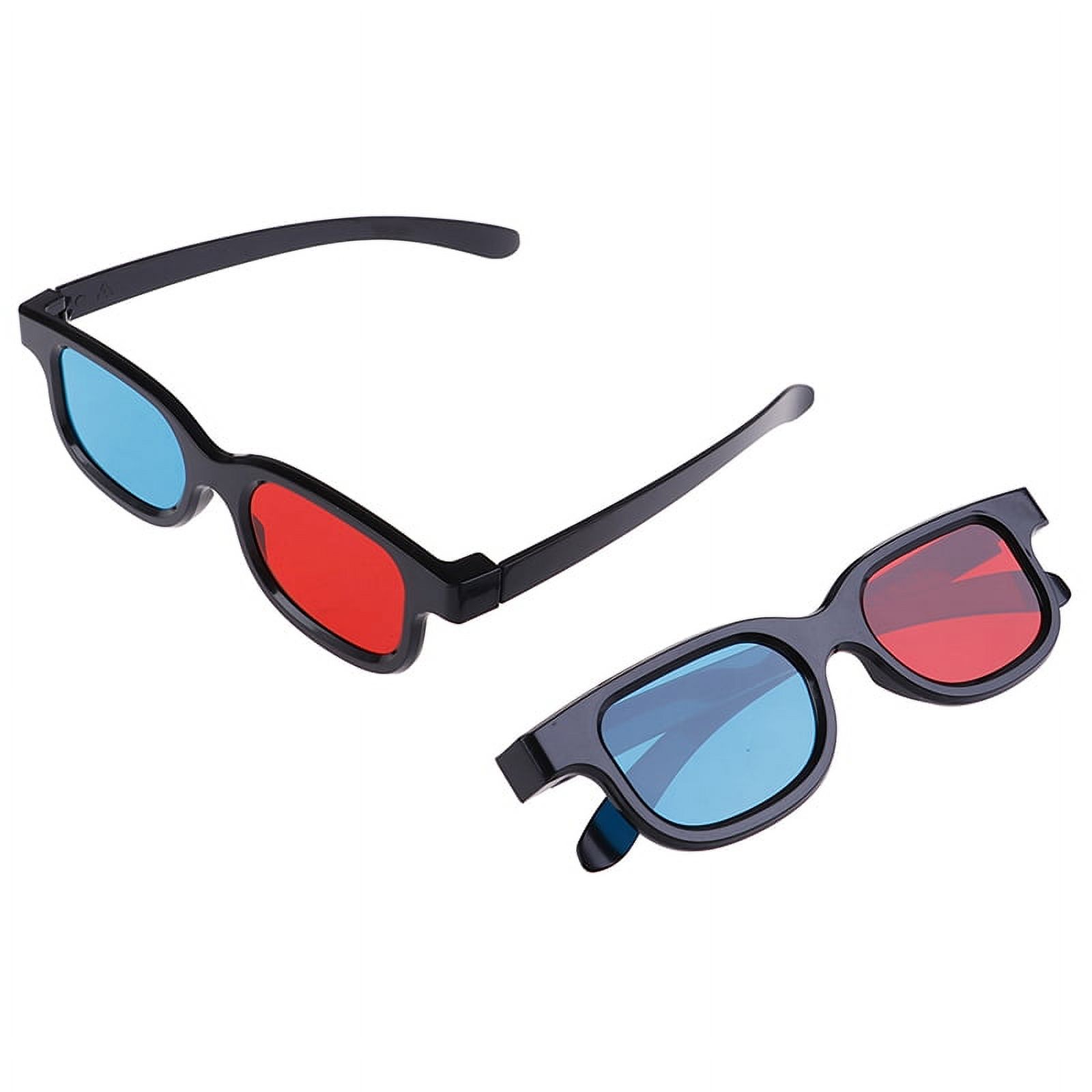 Universal red blue 3d glasses for dimensional anaglyph movie game - image 4 of 9