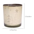 thumbnail image 3 of Adornos navideños, regalos navideños, copas para velas navideñas, artesanías de vidrio, copos de nieve para árboles de Navidad, artículos festivos para la mesa, portavelas de vidrio para fiestas, taza, 3 of 6