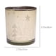 thumbnail image 3 of Adornos navideños, regalos navideños, copas para velas navideñas, artesanías de vidrio, copos de nieve para árboles de Navidad, artículos festivos para la mesa, portavelas de vidrio para fiestas, taza, 3 of 6