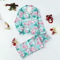 thumbnail image 5 of Ensemble de Pyjama pour Femmes à Manches Longues avec Col à Revers, Haut et Pantalon pour Tenue Décontractée, Ensemble de Pyjama pour Femmes, 5 of 5