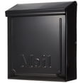 thumbnail image 3 of Gibrailtar THVKB001 Black Townhouse Wall Mount Mailbox, 10.1", 3 of 5