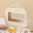 thumbnail image 7 of Ckraxd Handheld Waterproof Toiletry Bag, Large Capacity Makeup Organizer, Portable Cosmetic Pouch, Clear Window Toiletries Case for Travel, Business Trips, Gym, Daily Use, 7 of 7