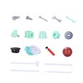 thumbnail image 3 of BEADCEST Basketball Game Set Adjustable Kids Basketball Light Green for Rest Game 1 Set, 3 of 8