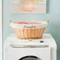 thumbnail image 5 of Home Basics Wicker Laundry Basket with Removeable Liner, Natural, 5 of 6