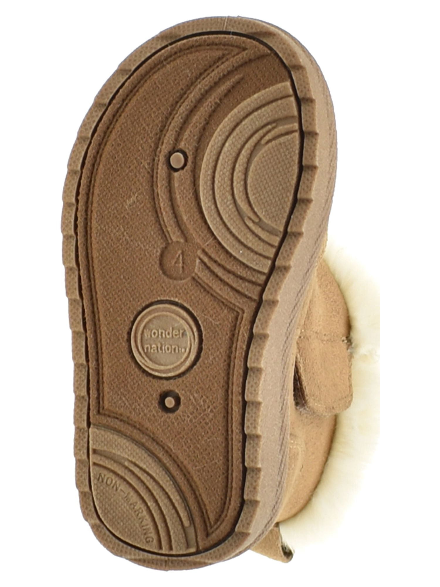 Wonder Nation Baby Girl Faux Shearling Boot, Sizes 2-6