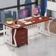 thumbnail image 4 of Living Room Vanity Office Desk Corner Conference Writing Study Computer Desks Long Bedroom Mesa Escritorio Theater Furniture My Lux Decor Round, 4 of 6