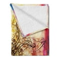 thumbnail image 2 of Mandala Soft Flannel Fleece Blanket, Ornate Original Mandala Sketch over Colorful Dirty Digital Collage Mystic Pattern, Cozy Plush for Indoor and Outdoor Use, 60" x 80", Multicolor, by Ambesonne, 2 of 5
