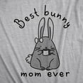 thumbnail image 2 of Womens Best Bunny Mom Ever T shirt Funny Funny Easter Sunday Graphic Novelty Tee Womens Graphic Tees, 2 of 9