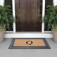 thumbnail image 4 of A1HC Natural Rubber & Coir 24x39 Monogrammed Doormat For Front Door, Anti-Shed Treated Durable Doormat for Outdoor Entrance, Heavy Duty, Low Profile, Easy to Clean, Long Lasting Front Porch Entry Rug, 4 of 7