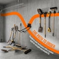 thumbnail image 6 of Gallickan Black Metal Wall Mount Double Hook Hanger Heavy Duty Storage Rack for Bikes Tools Ladders Garage Organization, 6 of 7