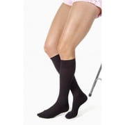 JOBST 114005 Relief Knee High 15-20 mmHg Compression Stockings, Closed Toe, Medium Petite, Black