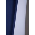 thumbnail image 2 of 1 Ensemble Rideau de Fenêtre Texture Lisse en Microfibre Doublé Poche pour Tringle Occultant 63 Pouces R64 (Indigo Bleu), 2 of 3