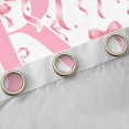 thumbnail image 4 of Manfei Pink Bowtie Blackout Curtains,Initial Alphabet R Window Curtains Pack of 2 (38x45 Each), 4 of 6