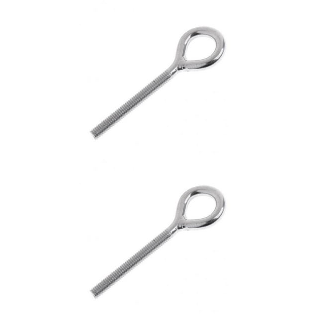 Perno de Argolla de material acero Inoxidable Vástago Rosca Larga Perno de Argolla Soldada Hardware M6 Y M5 Gloria Perno de ojo inoxidable