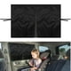 thumbnail image 1 of Cortina Magnética para Sol de Coche | Aislamiento Térmico de Doble Capa con Protección UV | Malla de Tela Negra | Succión Magnética | Compatible con la Mayoría de Coches, SUVs y Minivans | 47x72cm, 1 of 9