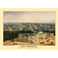 thumbnail image 3 of Sachese 14x11 Black Modern Framed Museum Art Print Titled - Washington DC - Sachese 1852, 3 of 5