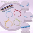 thumbnail image 5 of 36pc 12 Color Nylon Twist Cord Adjustable Link Chain Bracelet Making Set 5.11 inch(13cm) Slider Bracelets for Jewelry Making, 5 of 6