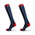 thumbnail image 3 of Visland 1 Paire Bas de Compression Rayé Extensible Long Tube Anti-Fatigue Chaussettes Sportives pour l'Escalade de Course à Pied, 3 of 6
