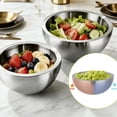 thumbnail image 5 of Salad Bowl, 70oz Dip Chiller Bowl, Stainless Steel Double Walled Insulated Ice Serving Bowl with Water Injection Hole for Salsa, Guacamole, Sauces, Salad Food Hot or Cold, 5 of 8