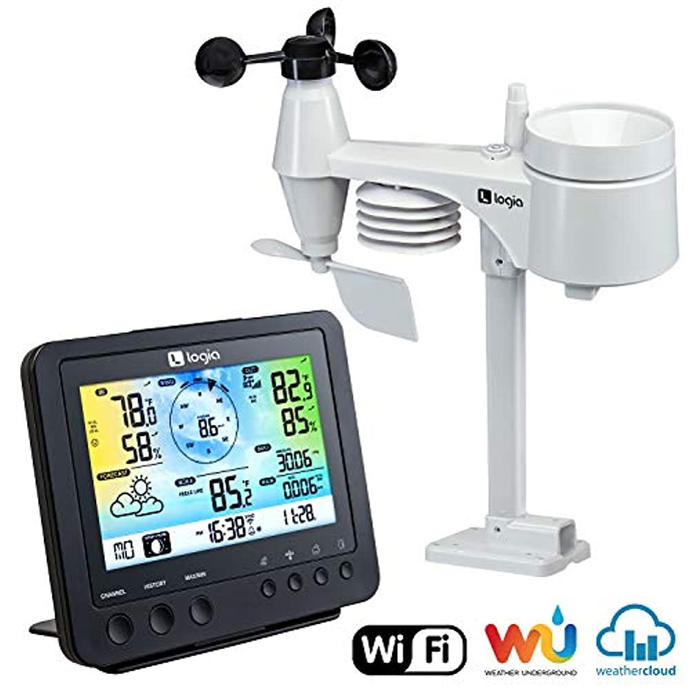 Buy Logia Indoor/Outdoor 5in1 Remote Monitoring System Weather Alarm